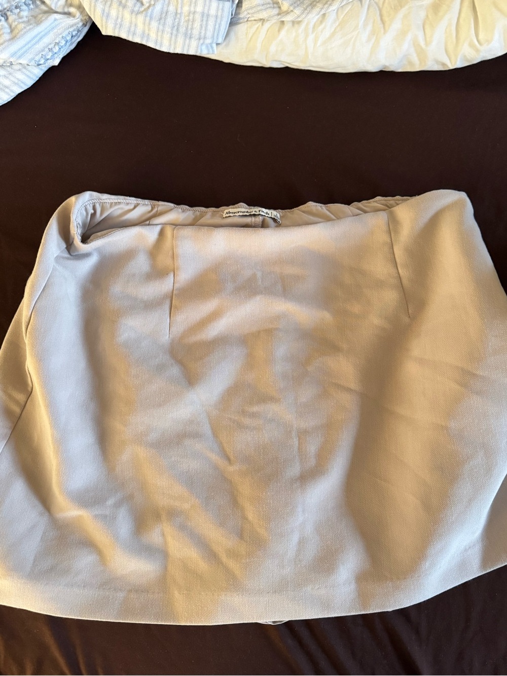 Abercrombie & Fitch Light Beige Mini Skirt